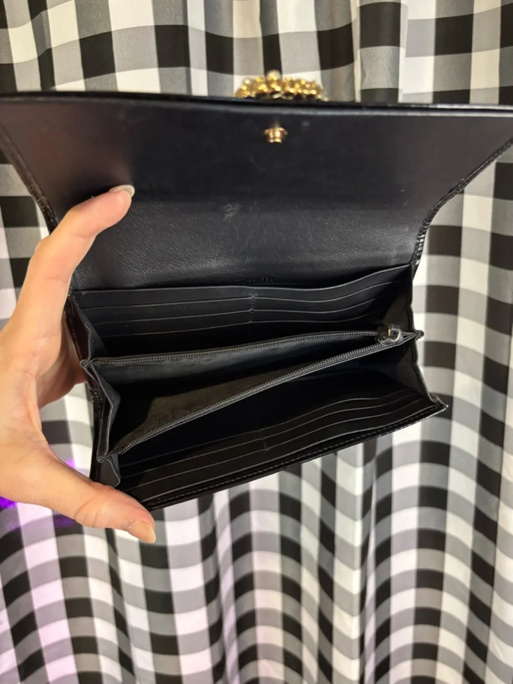 Gucci GG Sparkling Continental Broadway Clutch Wallet